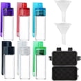 thumbnail image 1 of 6 Pcs Portable Camping Seasoning Container Set,Mini Seasoning Bottles,Travel Size Seasoning Containers with Spoons,Seasoning Jars for Outdoor Camping,Backpacking and Home Cooking,(N,0.6x1.7 in), 1 of 8