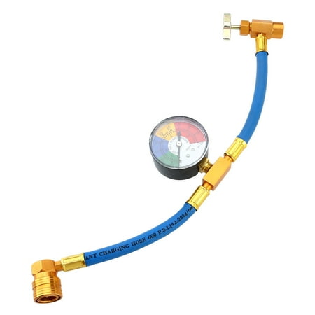 hose charging refrigerant air conditioning gauge r134a american thread recharge europe adapter pipe hoses unavailable