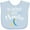 AE-Light Blue, variant on Inktastic No Mistakes, Just Miracles Down Syndrome Awareness Boys or Girls Baby Bib
