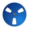 thumbnail image 2 of Bunblic 1/4 7 inch Empty Reel Aluminum Recording Accessories Lightweight Opening Machine Part Sturdy Open Reel Sound Tape Blue, 2 of 8