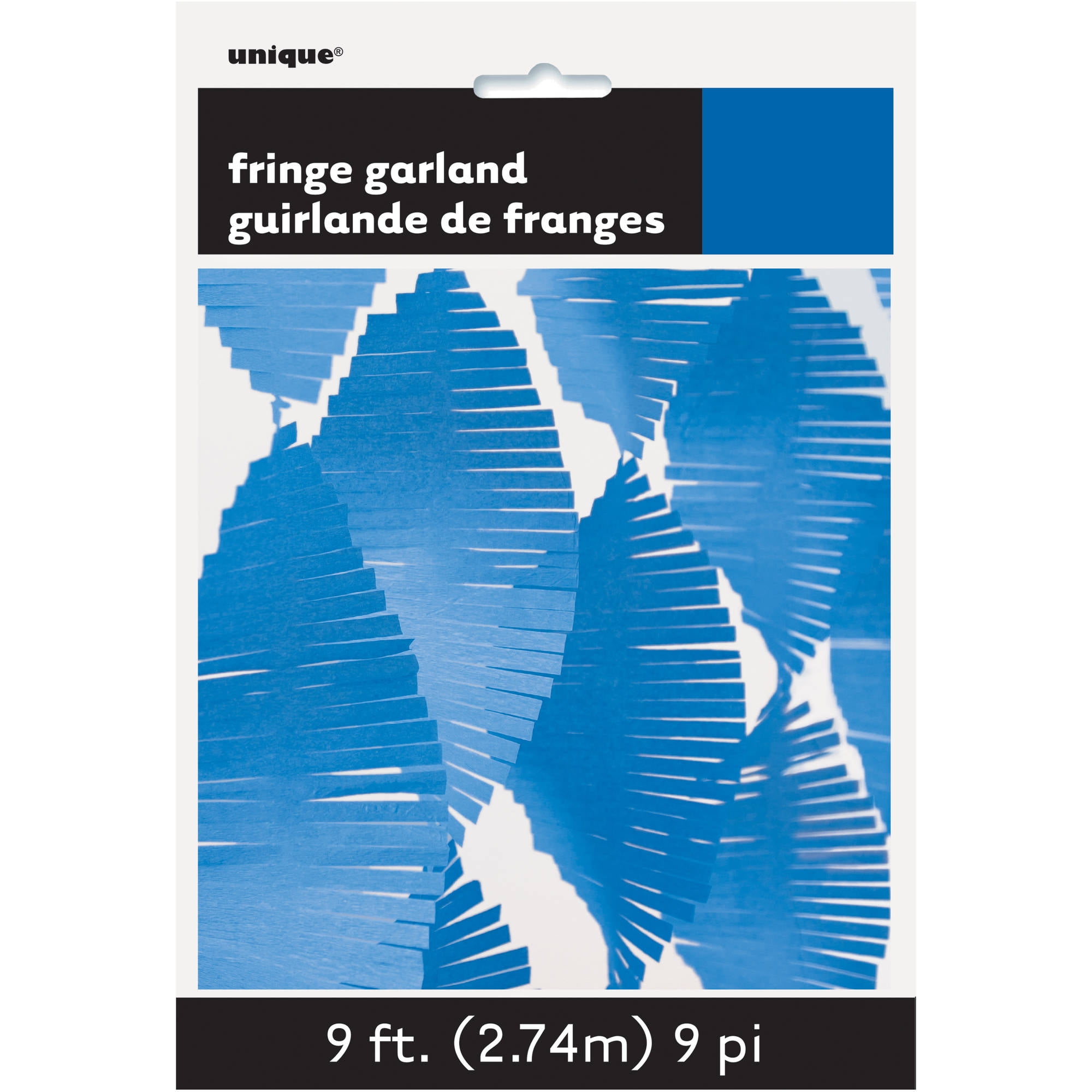 tissue fringe garland