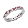 thumbnail image 2 of Karina B� Genuine Ruby Eternity Band, 2 of 9