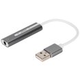 thumbnail image 2 of Aluminum Alloy USB Sound Card, External Computer Audio Card for All Computer Systems 7.1 Stereo, 2 of 5