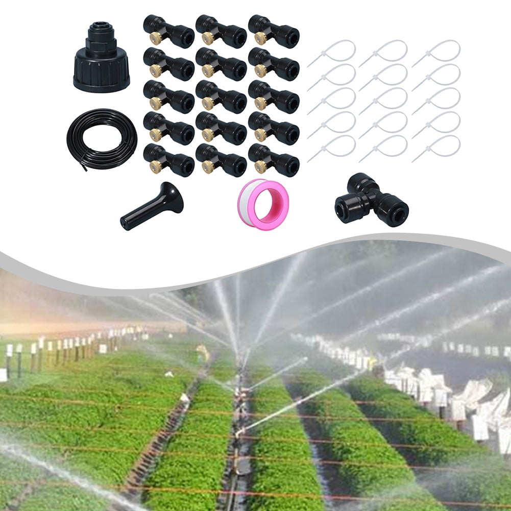 Outdoor Mist Cooling System: Low Pressure Mist For Garden And Drip Irrigation