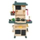 thumbnail image 2 of Juego De Cocina Para Niños, Juego De Cocina Con Luz Y Sonido, Juguete De Alta Simulación Verde Para Uso Doméstico, 2 of 7