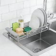 thumbnail image 5 of 2026 Extend Kitchen Sink Drain Basket with Adjustable Boom, Retractable Stainless Steel Sink Rack, Multifuncion Sink Drying Rack, Dish Drying Rack for Vegetables Fruits Dishes, Dish Rack Over Sink, A, 5 of 6