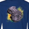 thumbnail image 4 of Inktastic Colorful Lurking Gator Long Sleeve Youth T-Shirt, 4 of 5