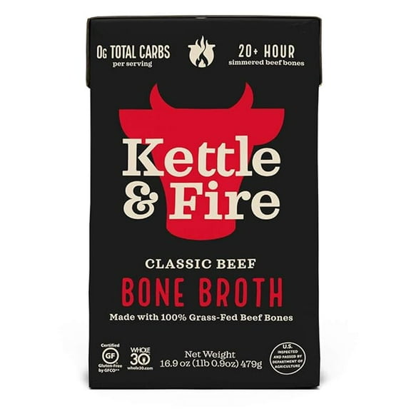 Beef Bone Broth Soup by Kettle and Fire, 1 Pack ( Pack of 2 )