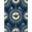 Navy Blue, Pattern 15, variant on ODIKA And Whale Motif With Vintage Compass Accents Nautical Anchor Refined Structured Non-Slip Chair-Friendly for Home Office, Gaming Room, Under Desk