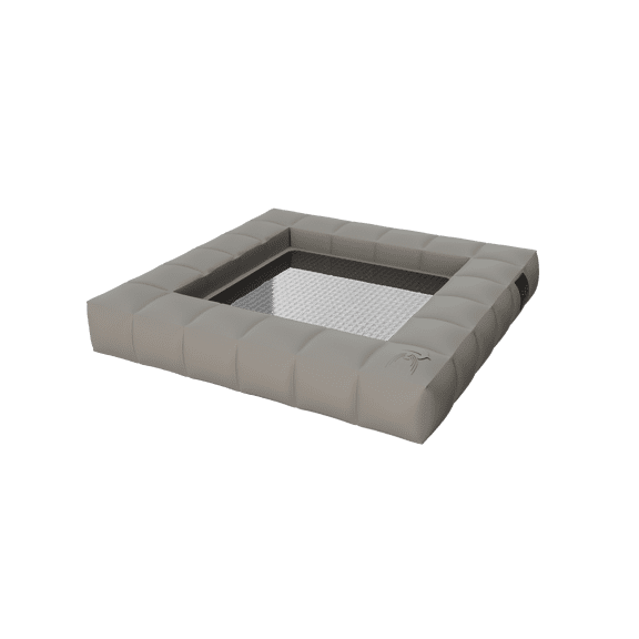 Pigro Felice Pvc Modul'air Floating Hammock- Stone Grey