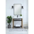 thumbnail image 2 of 30 inch Single Bathroom Metal Vanity in Golden Black, 2 of 17