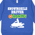 thumbnail image 3 of Inktastic Snowmobile Driver in Training Toddler Sweatshirt, 3 of 4