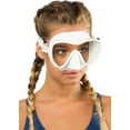 thumbnail image 3 of Cressi F1 Frameless Mask Single Lens Low Volume Soft Silicone Wide View, White, 3 of 5