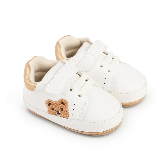 Loliuicca Infant Baby Boys Girls Moccasins Sneakers Bear Embroidery Shoes