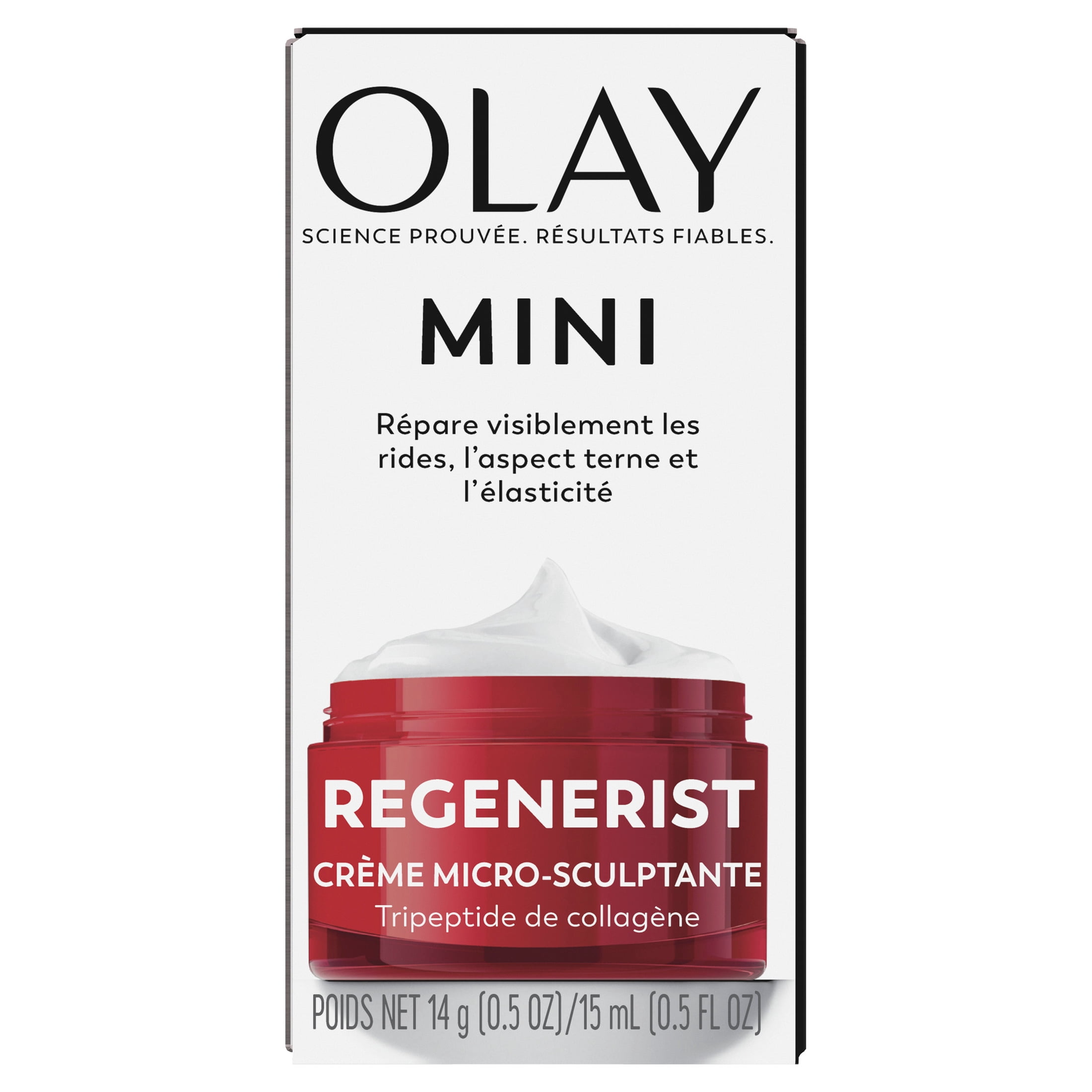 OLAY REGENERIST Anti-Aging Face Cream, Firming Moisturizer with Triple Collagen Peptide & Niacinamide, Fragrance-Free, 0.5 oz