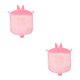 thumbnail image 1 of Toystoory Nueva bolsa de almacenamiento para colgar en el baño, contenedor de malla de secado rápido de gran capacidad con dibujos animados, rosado 2piezas, 1 of 6