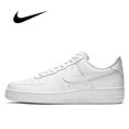 thumbnail image 1 of Air Force 1 07 Zapatillas de skate para hombre y mujer, clásicas, negras, blancas, de piel auténtica, antideslizantes, cómodas, para correr, Af1, 1 of 4