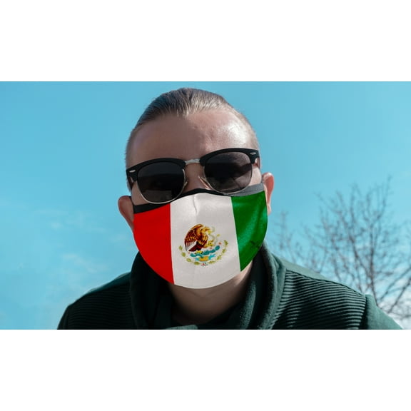 Double Layer Washable & Reusable Flag Masks With Adjustable Loop (3 -Pack)