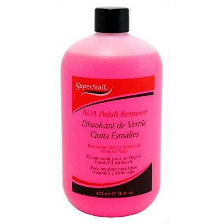 Super Nail Acetone Polish Remover, 16 Ounce