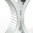 thumbnail image 3 of SHYFOY Mirrired Accent Table Console Table X-Cross Sofa Table, 3 of 10