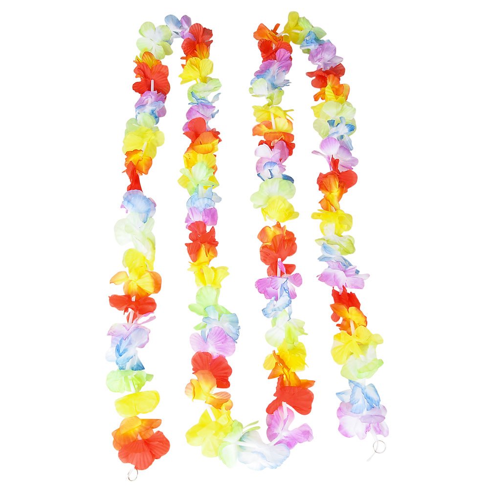 Multicolored 100 Inch Lei Luau Garland Party Accessory Decoration