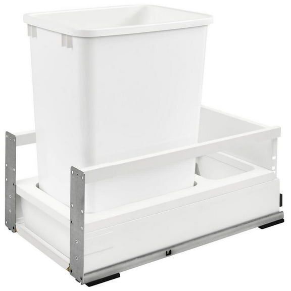 Rev-A-Shelf Twcsd-1550Dm-1 Tandembox 12-1/2"W Single 50 Qt / 12.5 Gallon Pull Out Trash