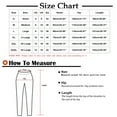 thumbnail image 3 of Lmnyox Women's Summer Beach Pants Lightweight Wide Leg Trousers Elastic Waist Cotton Linen Lounge Pants, 3 of 7