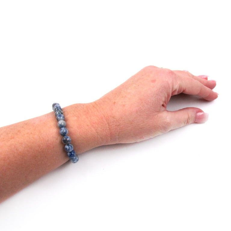 4mm Natural Sodalite Gemstone Beaded Chakra Bracelet Energy Reiki Stone Jewelry 4mm Natural Sodalite Gemstone Beaded Chakra Bracelet Energy Reiki Stone Jewelry