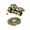 Brass, variant on Kingston Brass CC44453K 5/8" OD Comp x 1/2" OD Comp Quarter-Turn Straight Stop Valve with Flange, Antique Brass