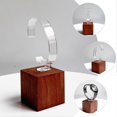 thumbnail image 4 of Wood & Acrylic Watch Display Stand for Luxury Watches - Compact Desktop Holder for Storage & Organization, 4 of 4