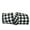 Black & White, variant on JAM Paper Plaid Christmas Multi-color Polyester Ribbon, 10yd x 4in, 1/Pack