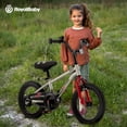 thumbnail image 3 of Slide N Pedal 14 in Kids Bike EZ Balance Pedal Switchable Bicycle, Silver Christmas Gift, 3 of 6