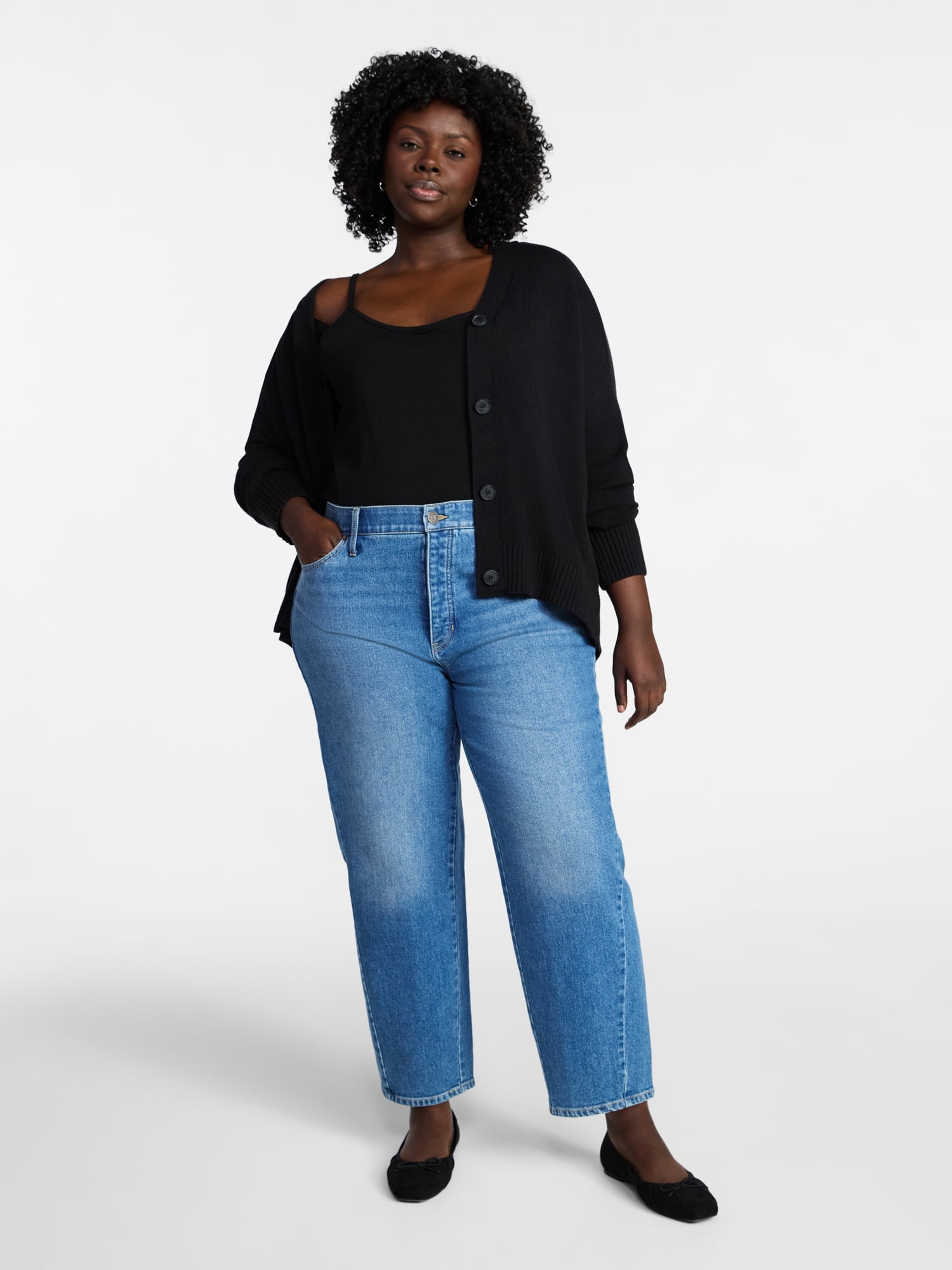 Terra & Sky Women's Plus Size Cami Top, Size 0X-5X