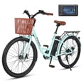 thumbnail image 3 of Viribus Electric Bike  26" 7 Speed for Adults Beach Cruiser E-bike with 36V 13Ah Battery, Blue, 3 of 12
