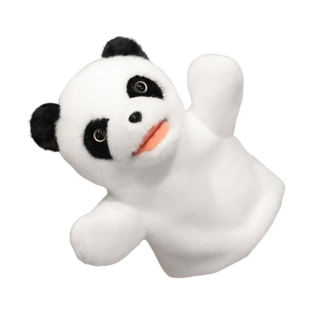 Títere de mano de peluche de panda, juguete de peluche, , herramienta de enseñanza, títere interactivo, títeres narradores para enseñar, regalo
