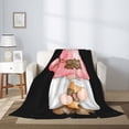 thumbnail image 2 of Sikiie Coffee Gnome (1) Cozy Flannel Fleece Throw Blanket: Lightweight & Thick for All Seasons - Perfect for Women, Men, & Kids"80"x60", 2 of 6
