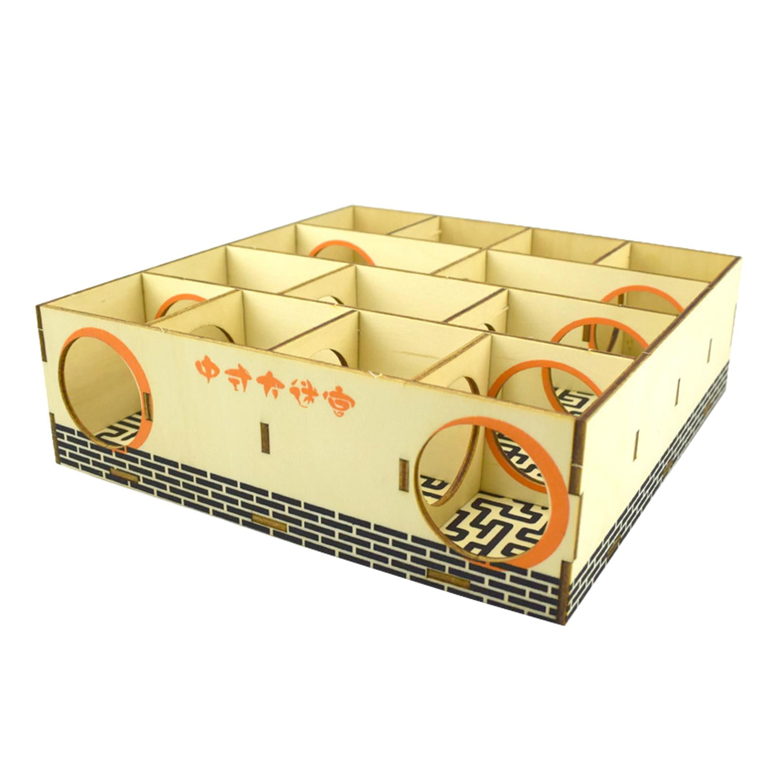 oshhnii Hamster Maze Activity Sport for Hamsters Gerbils Mice Playhouse Labyrinth Puzzle 20.8x19.8x6cm