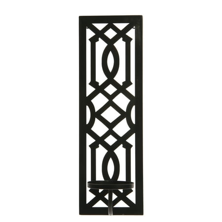 Hosley 16.5 inch High  Oil Black Finish Metal Wall Sconce