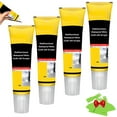thumbnail image 1 of Multifunctional Waterproof White Caulk with Scraper,White Caulking Silicone Waterproof,Silicone Caulk,Strong Coverage Fast Curing Easy to Apply for Bathroom,Kitchen,Floor(4pcs), 1 of 7