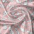 thumbnail image 7 of Ambesonne Dog Print Valance & Curtain, Blush Tone Funny Animals, 55"x24", Pale Rose Grey White, 7 of 7