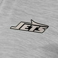thumbnail image 2 of Women's Antigua  Heather Gray New York Jets Layout V-Neck Polo, 2 of 2