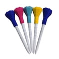 thumbnail image 1 of Tees para golf de copa grande para hombres y mujeres, tees para golf de plástico , paquete de 5 (reutilizables), robustos, lateral reducido, kusrkot Tees de golf, 1 of 8