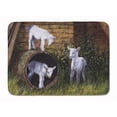 thumbnail image 1 of Carolines Treasures BDBA0232RUG Goats par Daphne Baxter Tapis en Mousse à Mémoire Lavable en Machine, 1 of 4