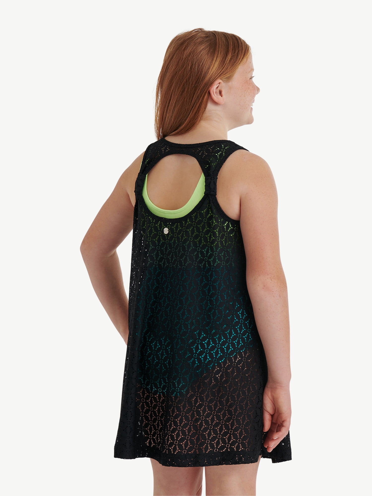 Justice Girls Swimsuit Cover-Up Racerback Dress, Sizes 4-18