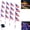 2, variant on Solar American Flag Pathway Lights, Waterproof LED Outdoor Yard Garden with 8 Lighting Modes for 4th of July Decoration