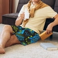 thumbnail image 4 of Daiia Play Game Mens Woven Stretch Pajama Short,Short Pajama Pants-XX-Large, 4 of 9