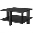 thumbnail image 4 of Evelyn&Zoe Ingrid 35" Wide Square Coffee Table, Black Melamine, 4 of 7