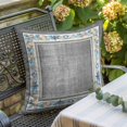 thumbnail image 6 of Throw Pillow Covers, Grey Coastal Decorative Throw Pillow Covers 18x18 Inch, Vintage Summer Beach Coral Shell Starfish Square Linen Pillow Cases for Couch/Living Room/Sofa, 6 of 9
