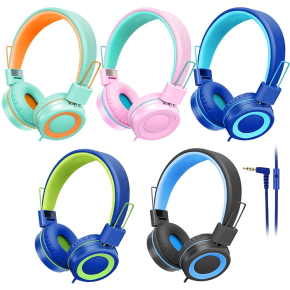 Auriculares CN-Outlet Classroom, plegables y ajustables, para niños, x5
