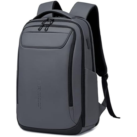 FENRUIEN Mochila para Laptop de Negocios para Hombre, Bolsa de Viaje Tecnológica Resistente Al Agua con Cargador USB, Se Adapta a Computadora de 15.6 Pulgadas,